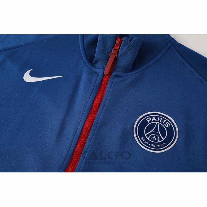 Tuta da Track di Giacca Paris Saint-Germain Bambino 2025-2026 Blu Rosso